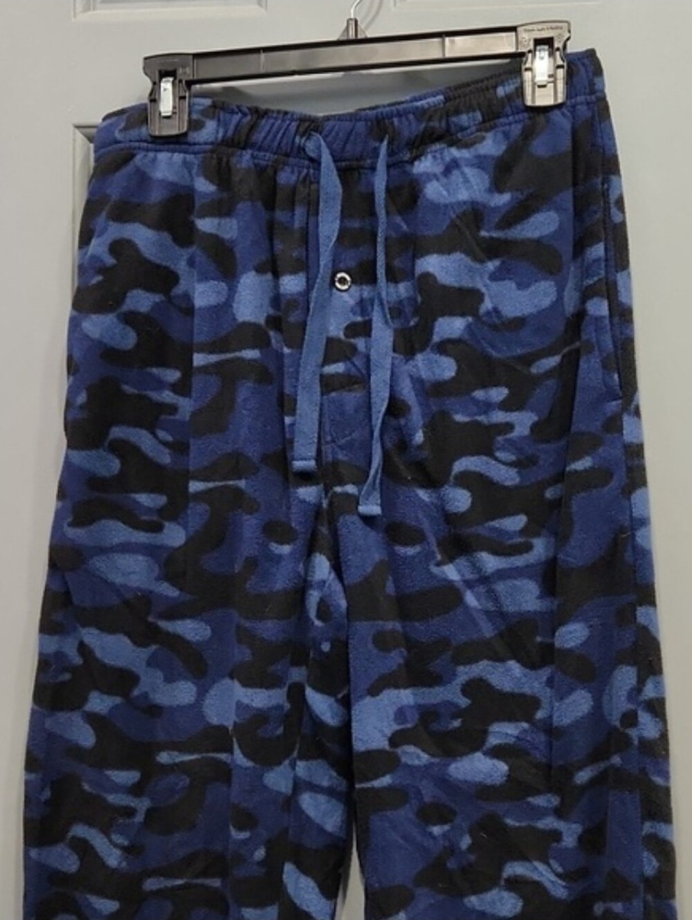 Michael Morgan Blue Camo Pajama Pants Sleep Lounge Sweatpants